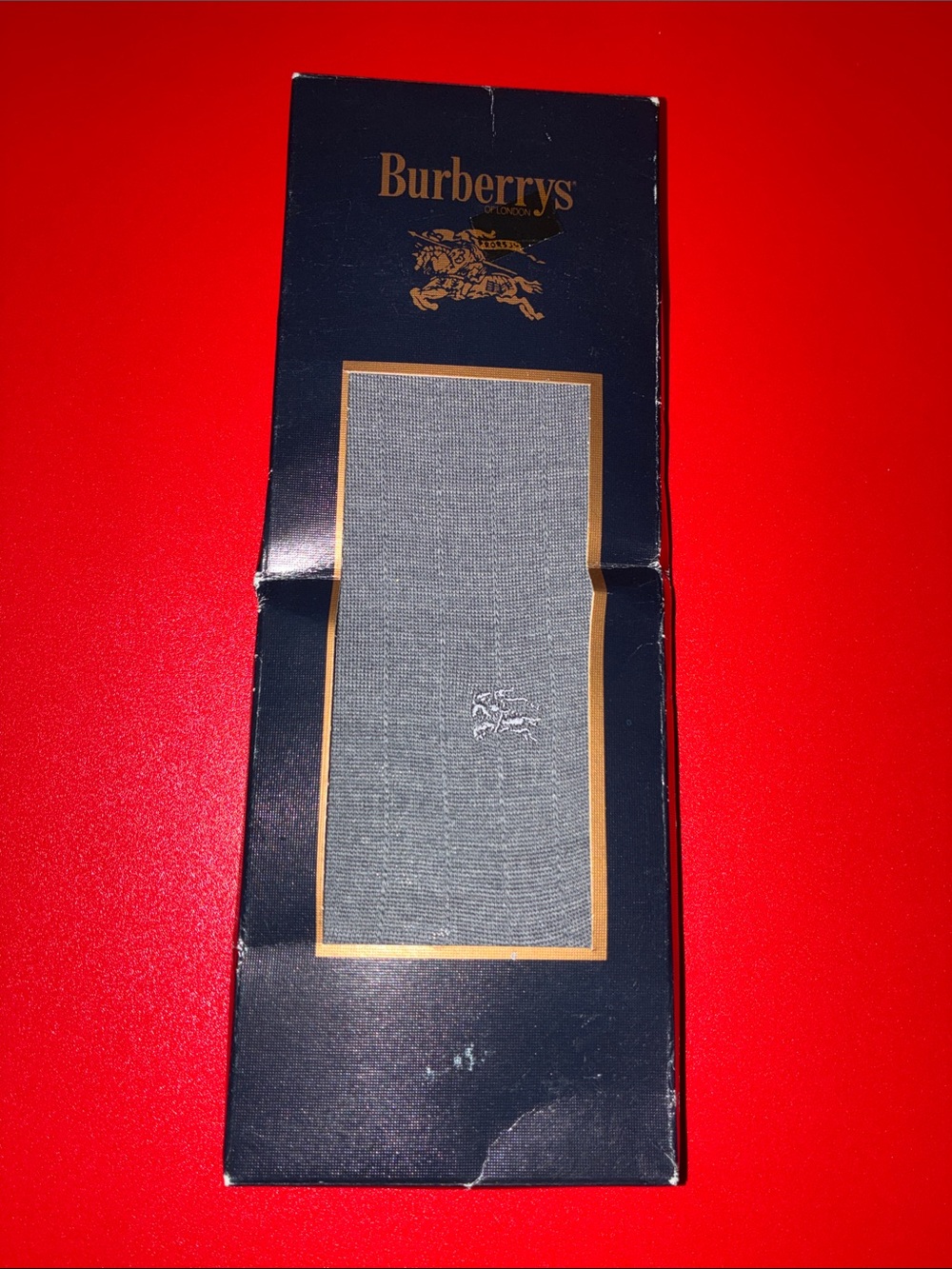 Burberrys Vintage dress socks in original box
